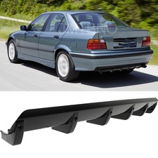 For 3 Series E36 E46 E90 M3 Car Rear Bumper Diffuser Spoiler Shark Fins Splitter