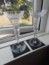 Pair of Elegant Tall Crystal