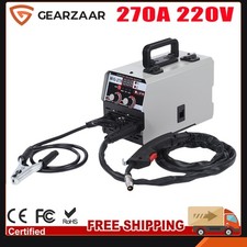 Portable 270A MIG Welder Gasless 220V 3 IN 1 MIG/ARC/Lift TIG IGBT Inverter New