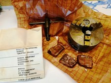 PRATT BURNERD  3 JAW GRIPTRU GEARED SCROLL LATHE CHUCK.  SIZE 100mm / 4"