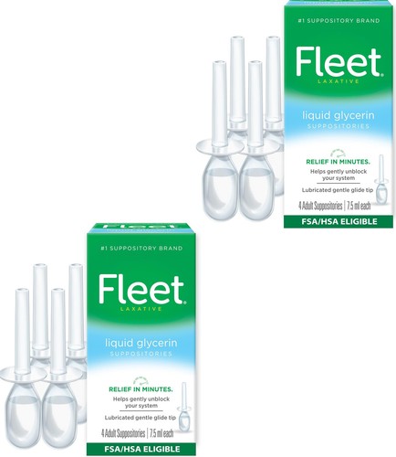 Liquid glycerin suppositories - glycerin,