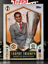Marcus Rashford Trophy Triumph Card #436 - Champions League Match Attax 2024/25