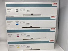 OKI ES3640a3 ES3640pro KCMY Toners 43837108 43837107  43837106  43837105