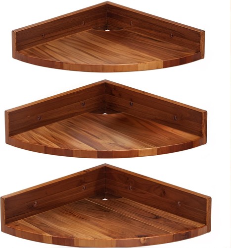 Corner shelf wall - shelf, of