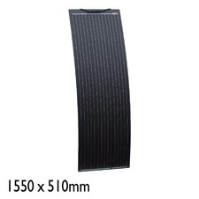 150w 12v Flexible Black Solar