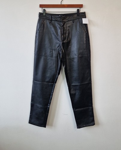 Asos faux leather trousers - leather, w30