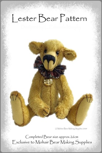 Ooak mohair teddy sewing - ooak,