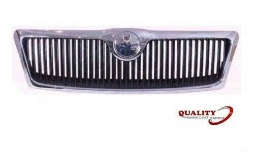 Front top grille with chrome - grille,