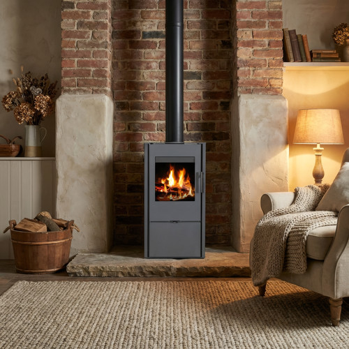 Opal 7kw steel wood burning - w,