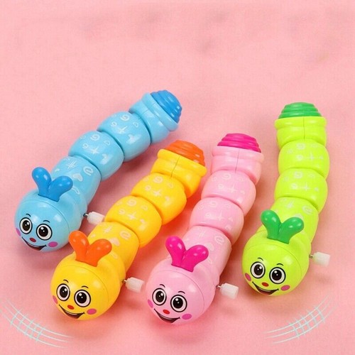 Plastic caterpillar wind up - 4x,