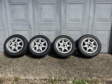 MAZDA MIATA MX5 NA (Mk1) x4 ALLOY 7 SPOKE WHEELS 14x6 OEM 94-97