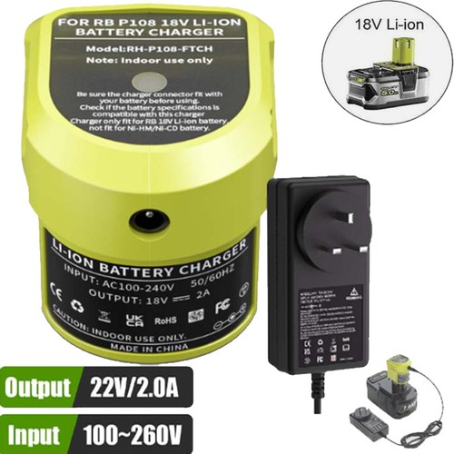 Fast charger for ryobi one - uk, one+