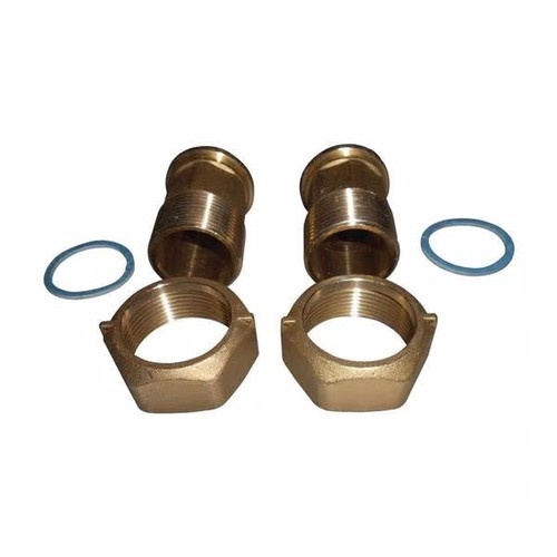 Brass water meter - unions,