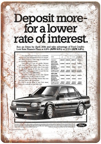 Vintage 1987 ford orion - ford,