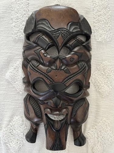 Carved wood hanging tribal - hanging,