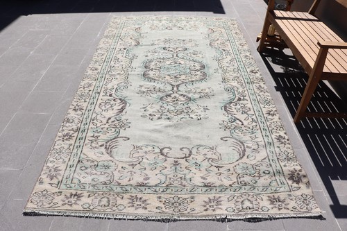 Turkish vintage rug 3x9 9 - turkish, rug,
