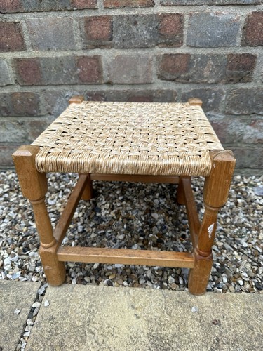 Vintage wooden woven wicker - wooden,