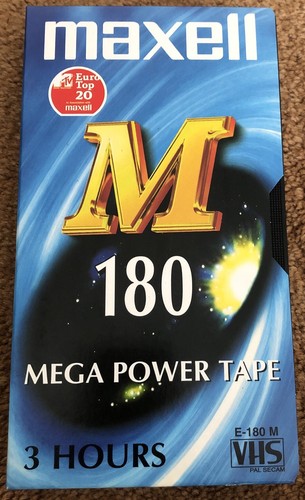 Maxell 180 hours super - 3, high