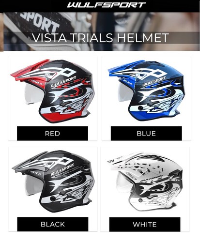Trial motocross helmet open - trial,