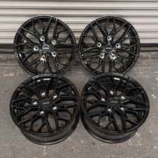 Ford Transit Custom Alloy Wheels 18" Lenso Ventus Gloss Black 5x160