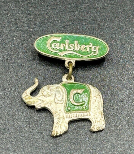 Carlsberg beer pinback - beer,