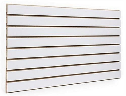 White slatwall panels - slatwall, &