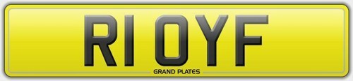 Oyf number plate roys - oyf,
