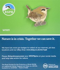 RSPB Pin Badge NIIC Wren