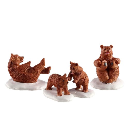 Lemax figurines bear family - lemax,