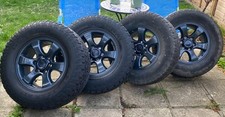 GENUINE TOYOTA LAND CRUISER J120  PRADO  4 x ALLOY WHEELS  Dark Grey Metallic