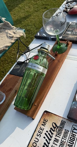 Tanqueray glass bottle - tanqueray,