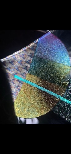 Signed 2001 fused dichroic - fused,