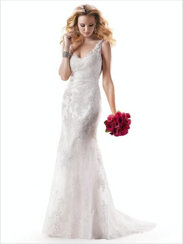 Maggie sottero lace wedding - maggie,