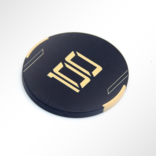 50pcs golden club - club, ceramic