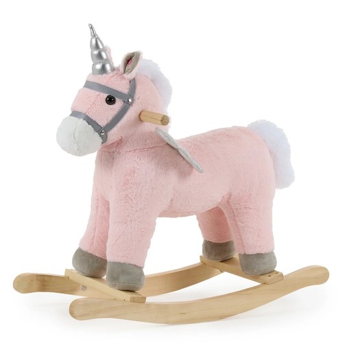 Plush wooden rocking pegasus - plush,