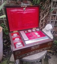 Antique 19thc Rosewood Vanity