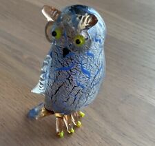 Stunning Swirl Art Glass Owl