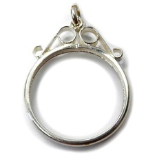 Sterling Silver Coin Mount