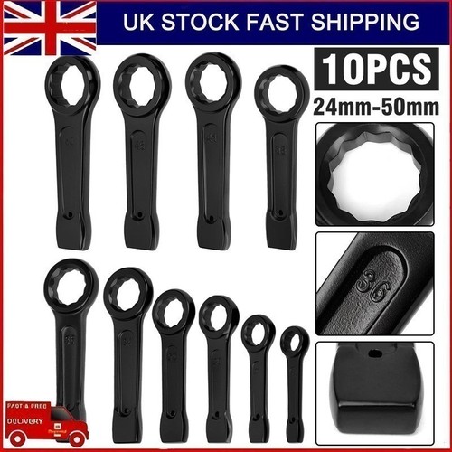 10pc slogging ring spanner - 10pc,