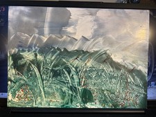 Original Abstract Wax Painting