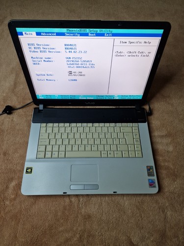 Sony vaio vgn fs215z - vgn-fs215z, pcg-7a1m