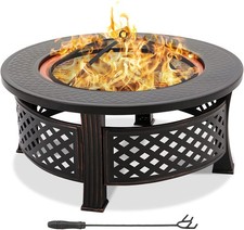 Large fire pit table - fire,