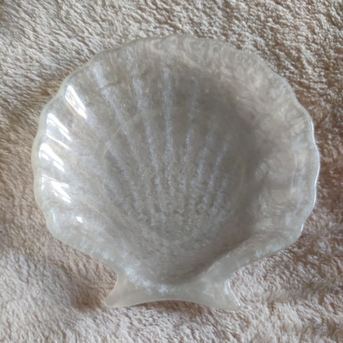 Homemade resin shell trinket - resin,