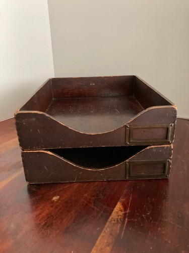 Vtg globe wernicke wooden - vtg,