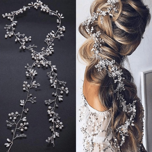 Bridal hair vine - bridal,