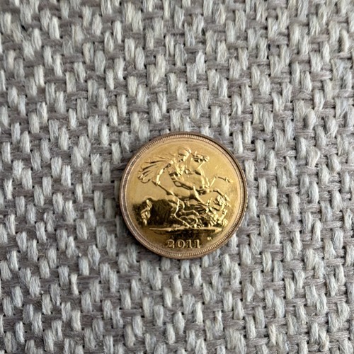 2011 gold half sovereign - 2011, coin