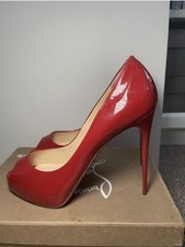 Christian Louboutin New Very Prive 120 Patent In Oeillet, EU 41.5 UK 8.5