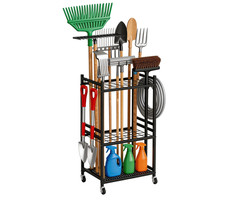 Metal Garden Tool Storage Rack