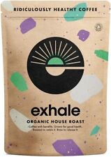EXHALE Organic Ground Coffee - NEW LARGE 450G PACK - Single Origin and 100% Arab