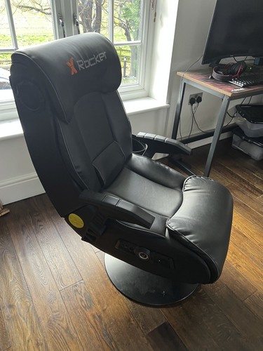 Rocker gaming chair with - rocker,